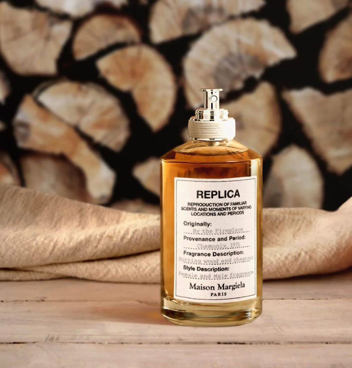 Maison Margiela by the fireplace